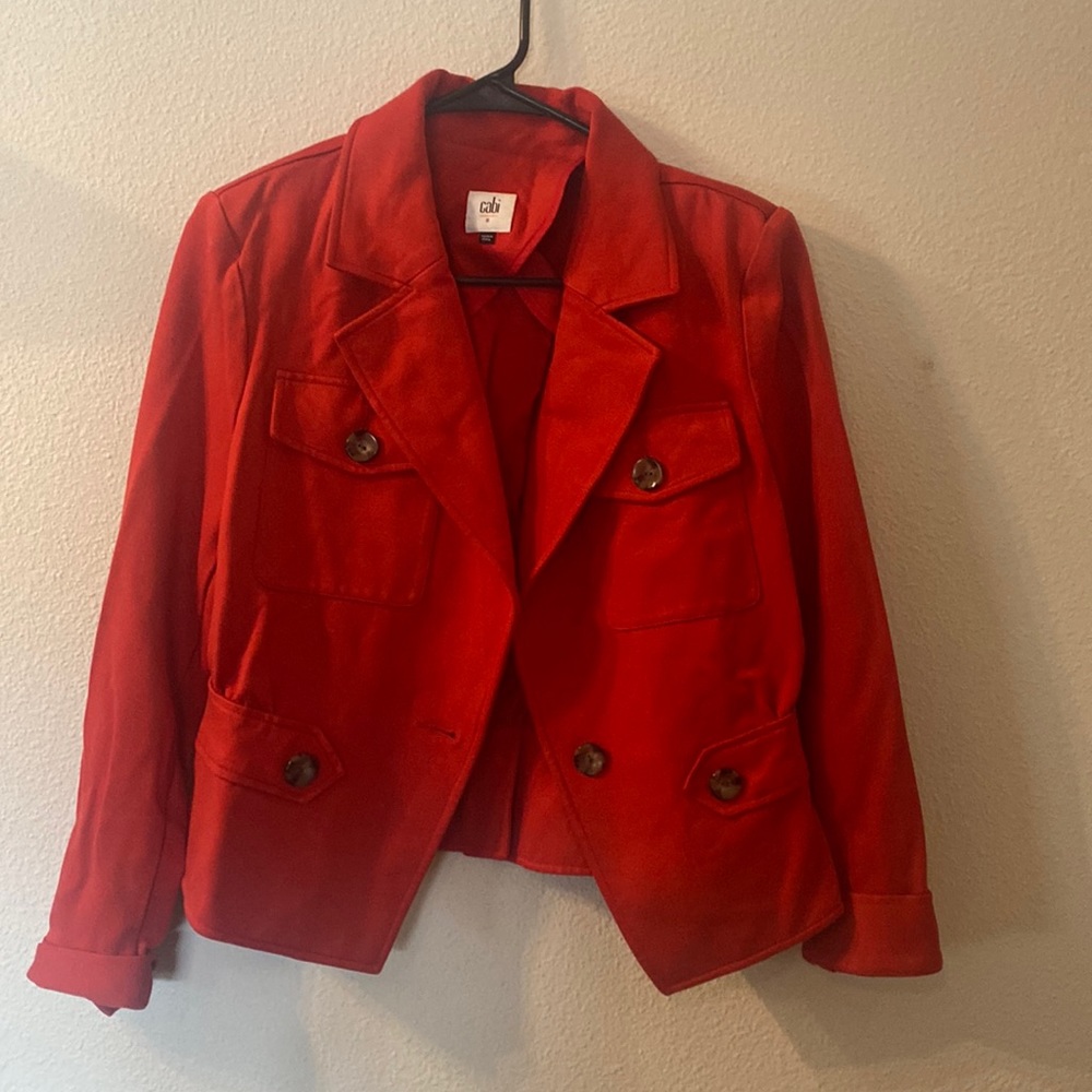 Cabi One Button Front Blazer Size 8 - image 1